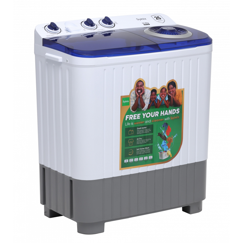 Syinix 10kg Twin Tub Washing Machine