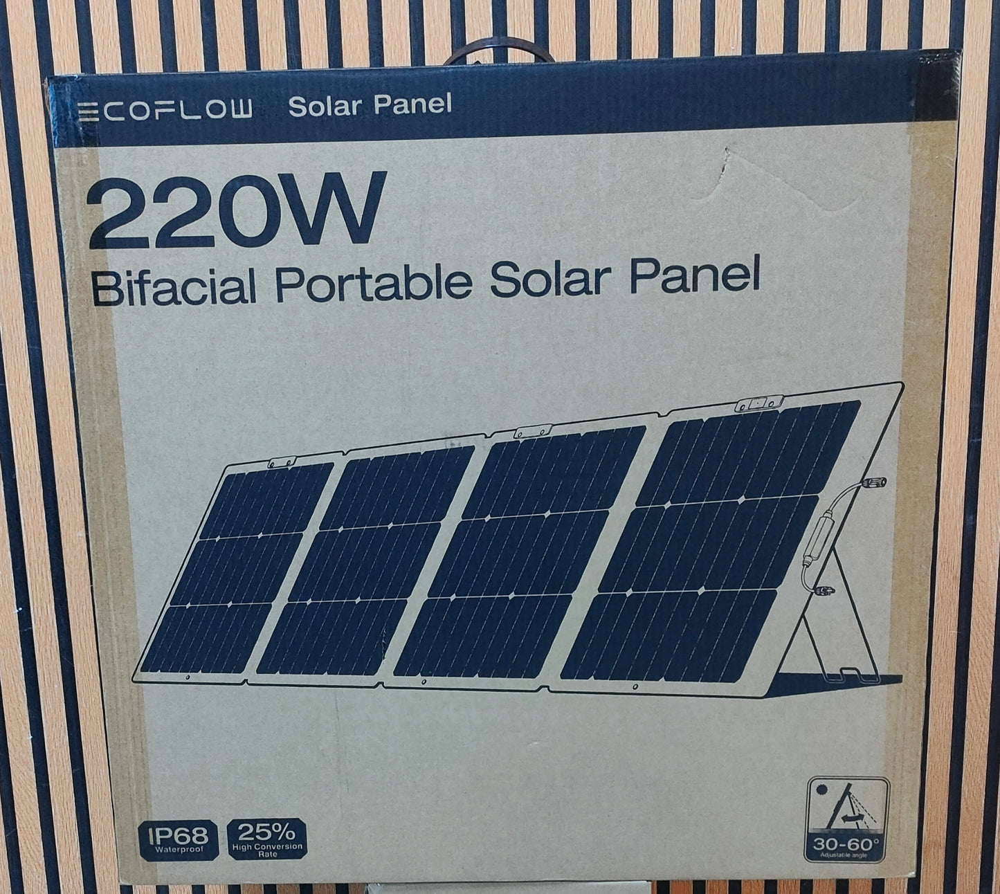 EcoFlow 220W Bifacial Portable Solar Panel