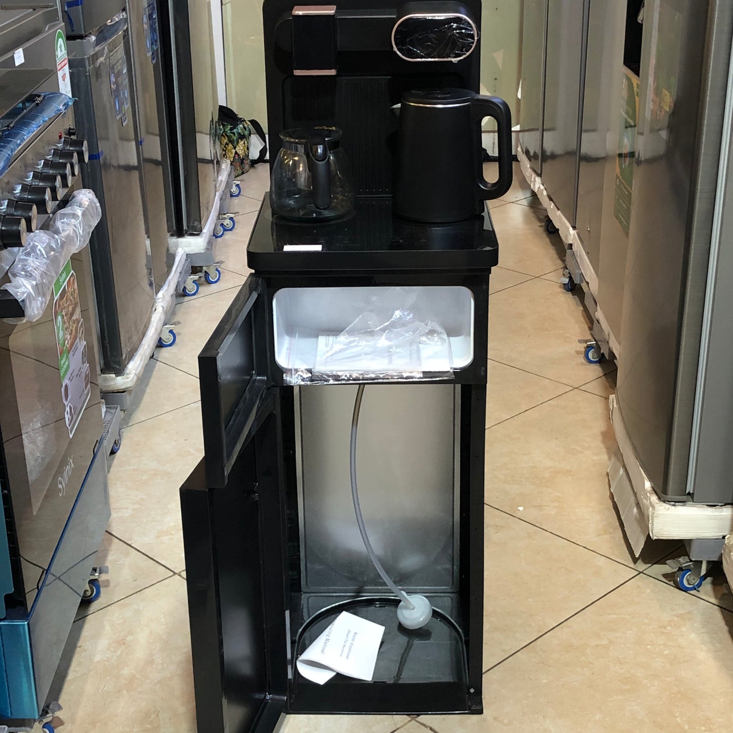 Nunix A1C bottom load hot and cold water dispenser with coffee maker