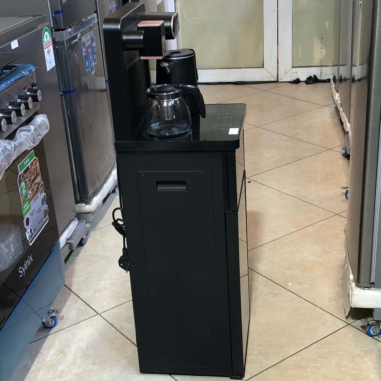 Nunix A1C bottom load hot and cold water dispenser with coffee maker