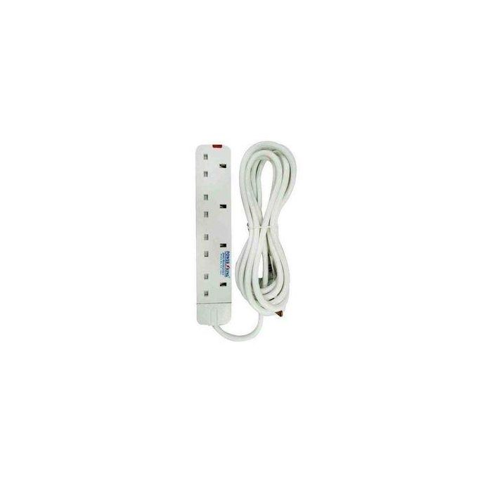 Power King PowerKing 4 Way Quality Extension Socket With A Long Cable