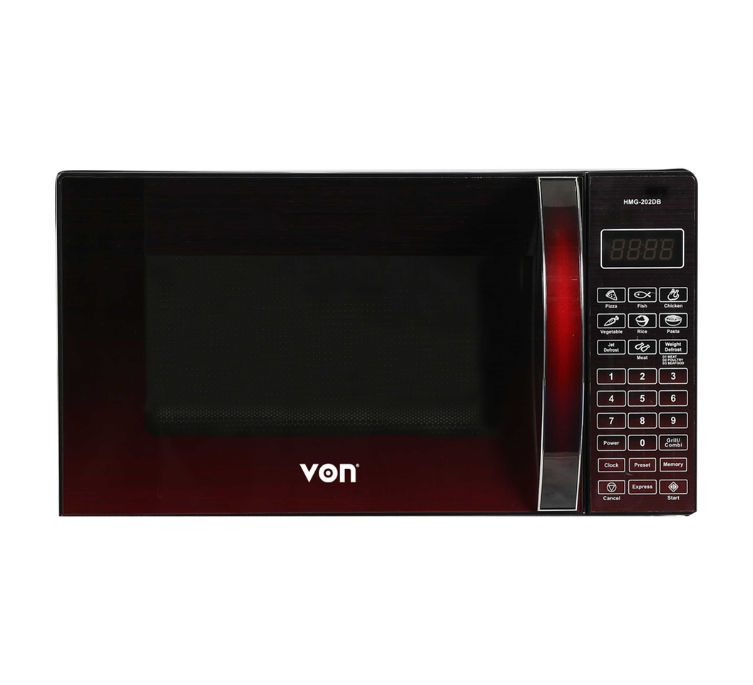 Von VAMG-20DGB 20L Microwave Oven Grill - Black