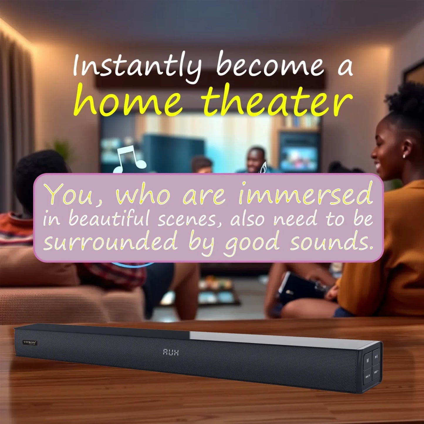 Vitron V61SB 2.1 CH Multimedia Bluetooth Speaker System