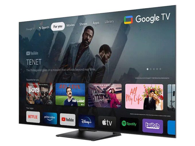 TCL 65 inch C745 4K QLED TV with Google TV