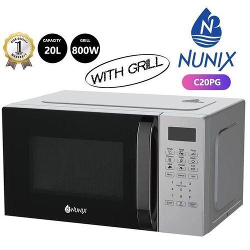 Nunix C20PG 20L Digital Microwave Oven with Grill