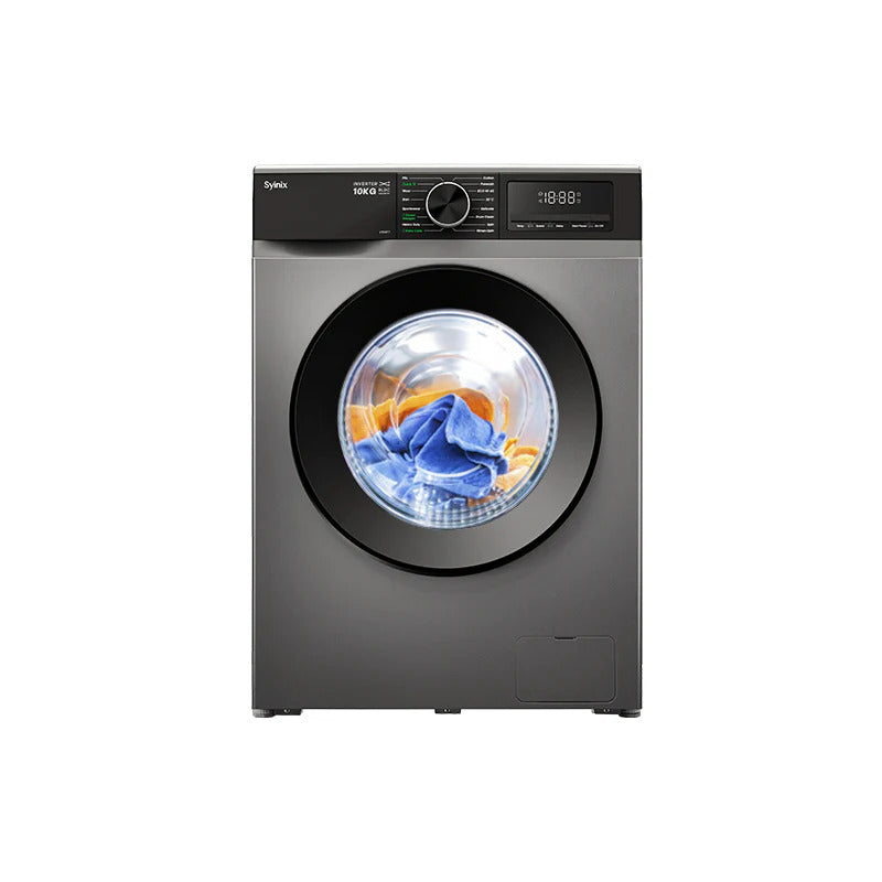 Syinix Washing Machine Front Loading Grey 12KG Wash and Spin V12WFT