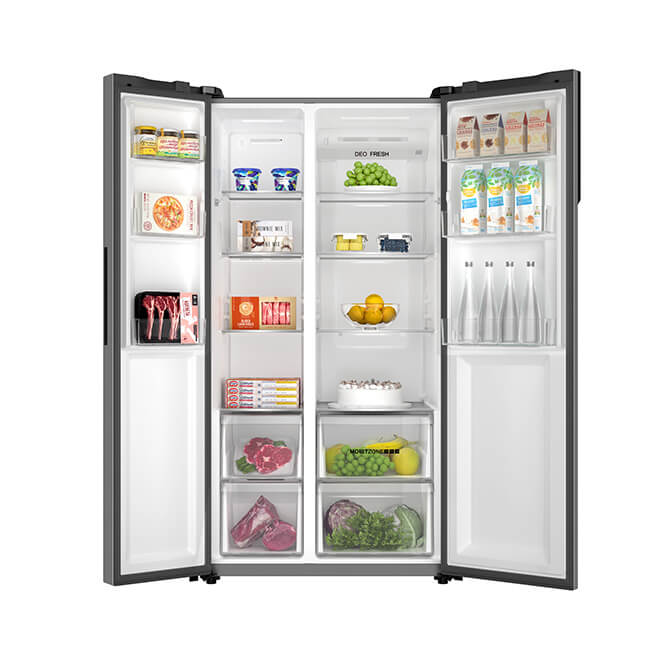 Haier 527L SBS Fridge Sunlight Steel HRF-668SS(KE), Inverter/No Frost