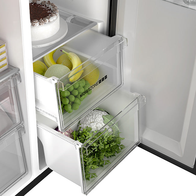 Haier 527L SBS Fridge Sunlight Steel HRF-668SS(KE), Inverter/No Frost