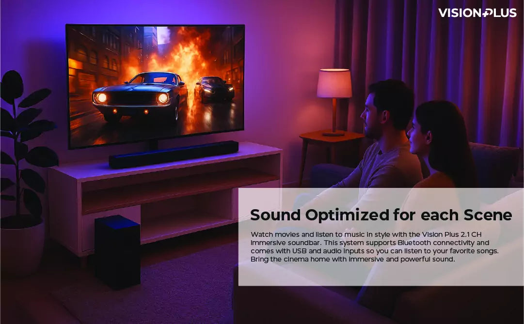 VP2113SB Deep Bass 360Watts 2.1CH Sound Bar