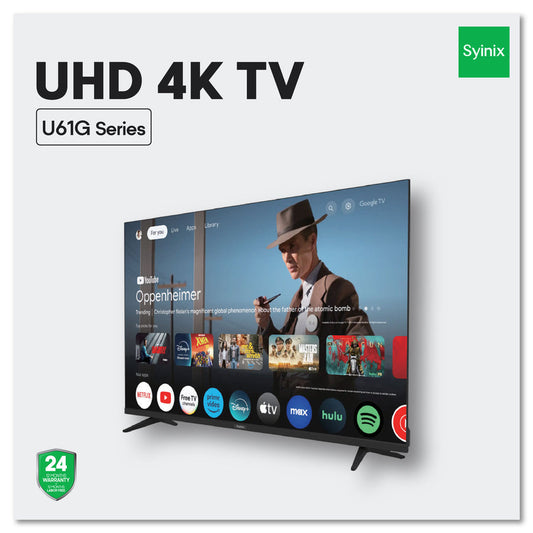 SYINIX 55 Inch UHD 4K TV - 55U61G