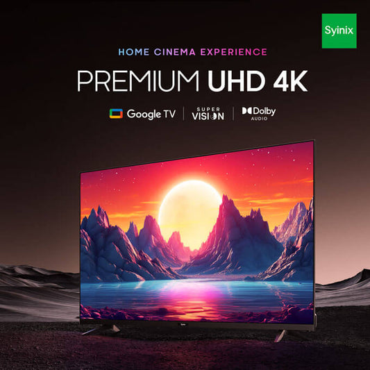 Syinix 50 inch Premium 4K UHD Google TV-50U61G