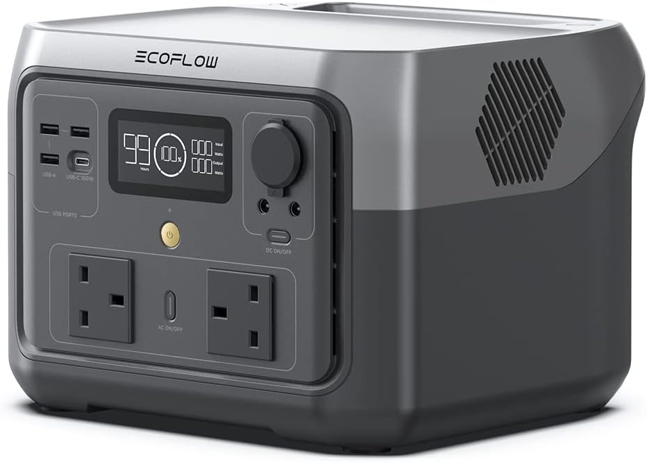 ECOFLOW Portable Power Station RIVER 2 MAX, 512Wh