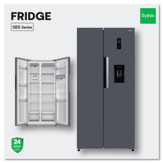 Syinix 460L Non Frost Fridge Side by Side