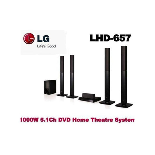 LG Lhd657 - 1000W, 5.1CH Home Theatre (4 Tallboy)