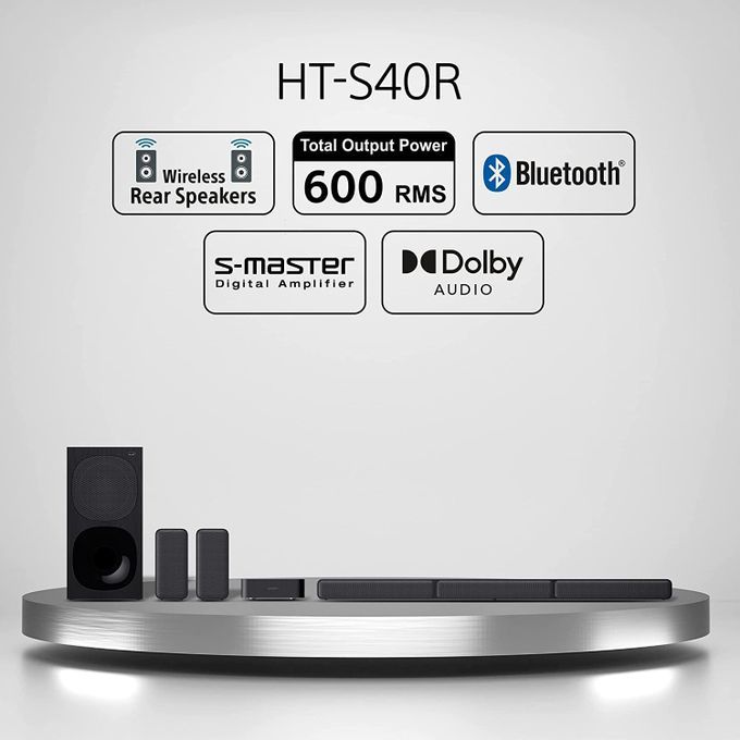 Sony HT-S40R - 5.1ch 600W Wireless Speakers Soundbar
