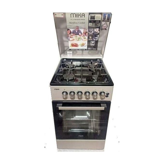 Mika Free Standing All Gas- Cooker- 50x60 with Gas Oven