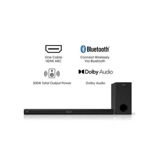 Hisense HS218 Dolby Audio Home Cinema Soundbar - 200W