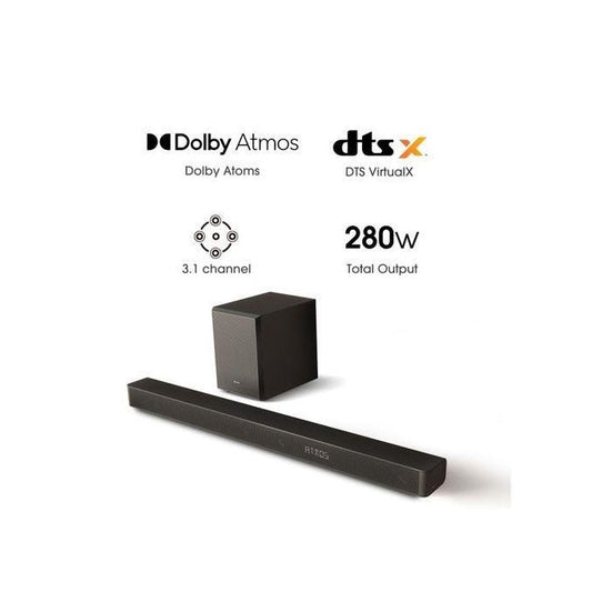Hisense AX-3100G 3.1ch Dolby Atmos Home Cinema Soundbar - 280W BN