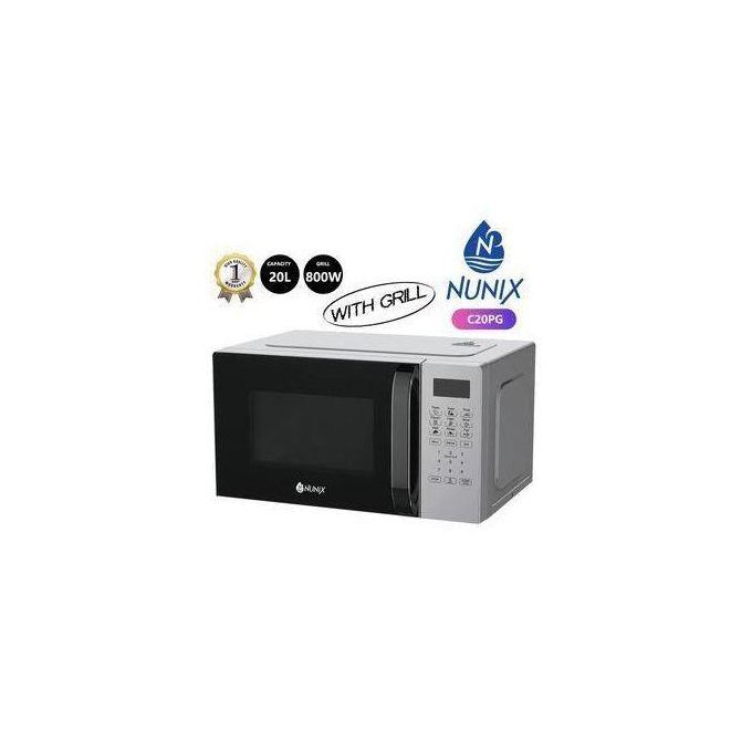 Nunix C20PG 20L Digital Microwave Oven with Grill