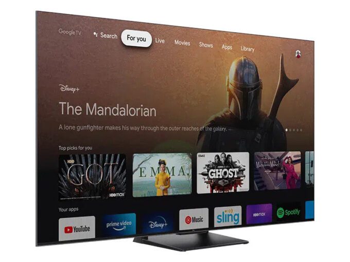 TCL 65 inch C745 4K QLED TV with Google TV