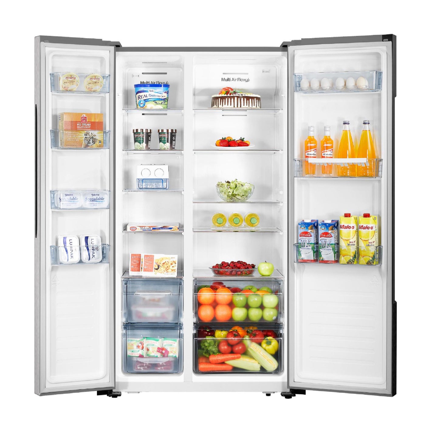 Hisense Side by Side Fridge 518L REF518DR