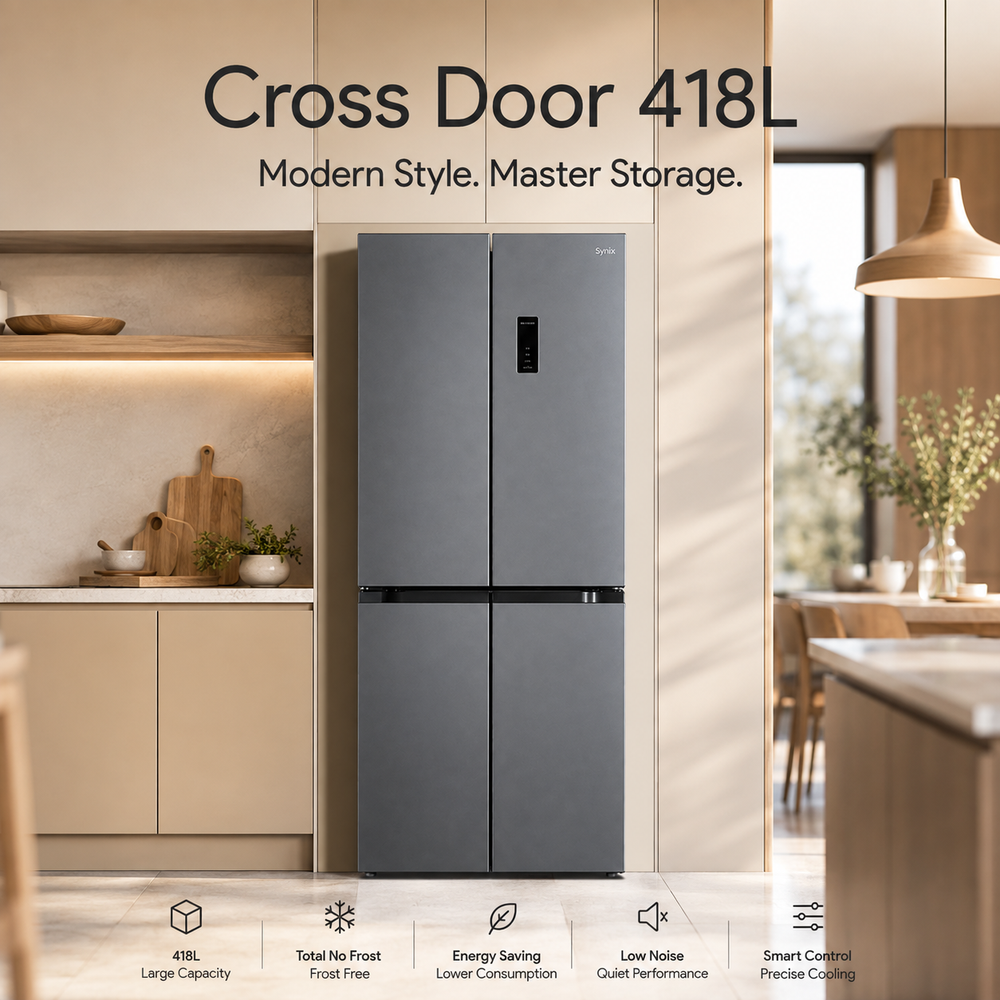 SYINIX 418L 4 DOOR REFRIGERATOR