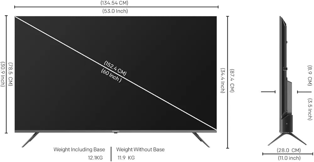 Skyworth 60″ 60Q6500H QLED+ 4K Google TV