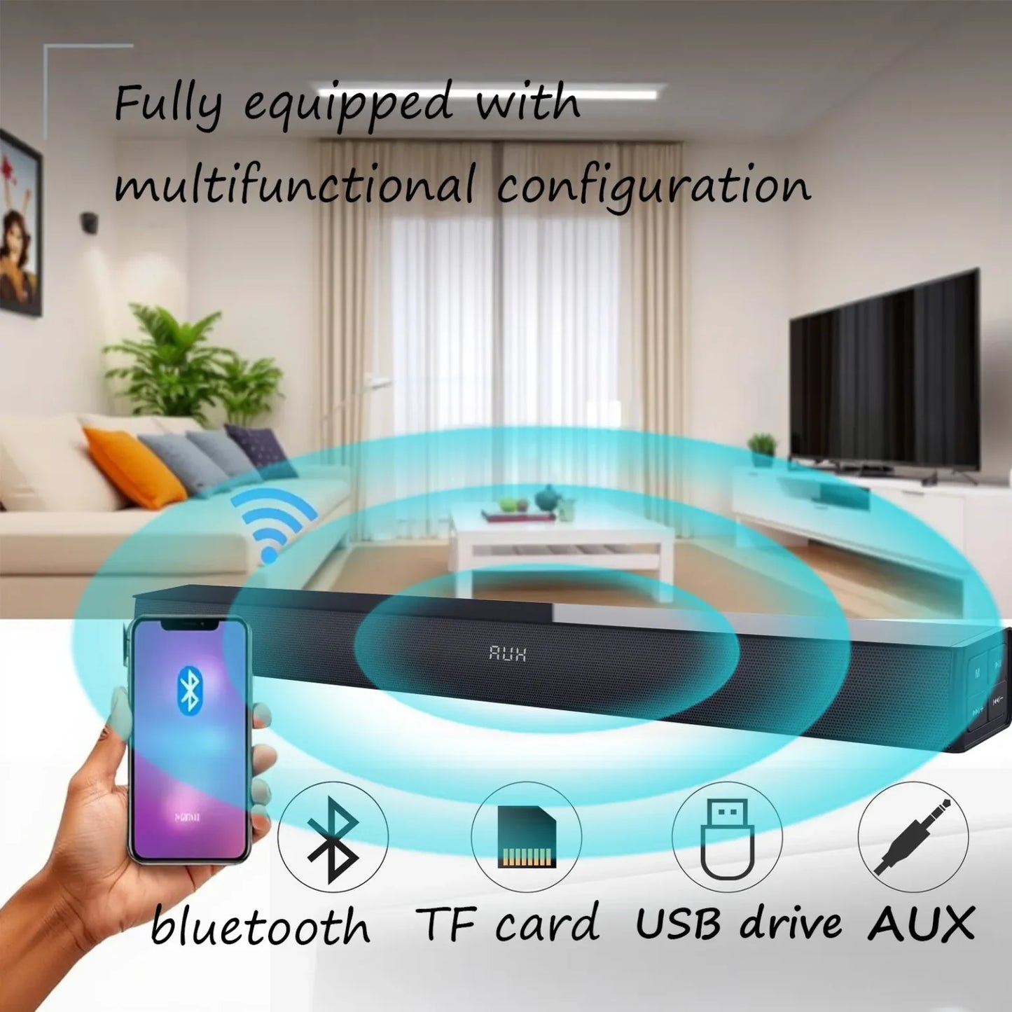 Vitron V61SB 2.1 CH Multimedia Bluetooth Speaker System