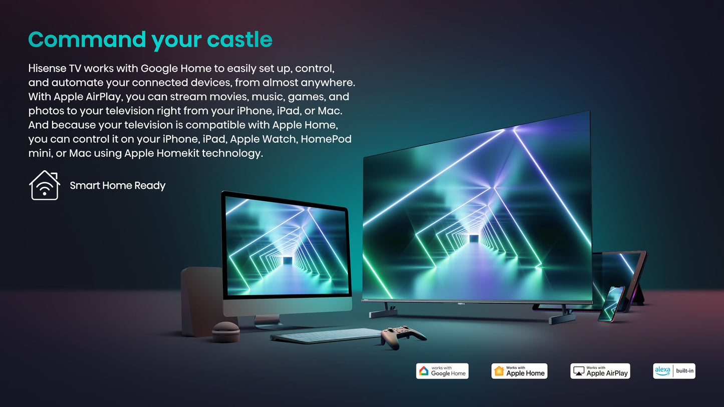 Hisense 65 Inch Q6N QLED 4K VIDAA Smart TV